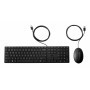 HP Desktop 320MK Set tastiera e mouse cablati, layout russo, Nero 9SR36AA#ACB