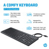 HP 150 tastiera con filo layout arabo nero 664R5AA#ABV