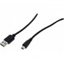 EXERTIS CONNECT Cavo Mini USB 2.0, connettore maschio USB-A su connettore maschio USB Mini-B 5-Pin, 1,0 m, nero 532516