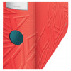 LEITZ Active Urban Chic raccoglitore A4 82 mm rosso chiaro Polyfoam effetto duo dorso arrotondato (1116-00-20)