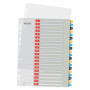 Leitz 12490000 indice numerico A4 12 linguette polipropilene