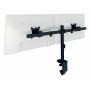 LEITZ Ergo Slim Supporto per doppio monitor, con morsetto da scrivania, nero 61640095