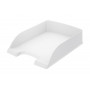 LEITZ Plus Vaschetta portadocumenti standard A4 bianca, polistirene, impilabile, confezione da 5 (5227-00-01)