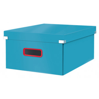 LEITZ Click & Store Cosy L Scatola contenitore, blu, cartone rigido rivestito in PP, montaggio a scatto, 1 pezzo 5349-00-61