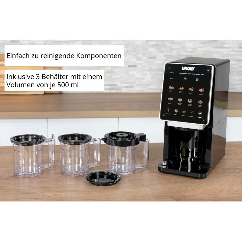 Unold 48805 Cream Dream Gelatiera 0,5 L, nera