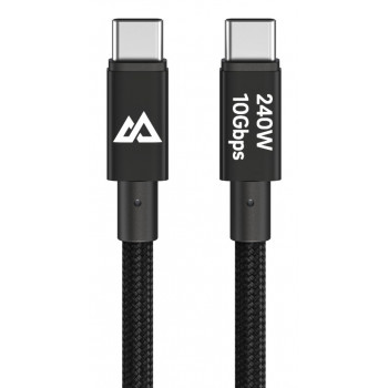 Cavo Black Rock USB-C a USB-C 240W 10Gbps 1,2m nero 00201766