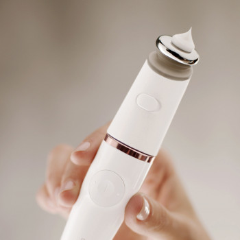 Braun FaceSpa Pro 921 epilatore viso 3-in-1, spazzola detergente & dispositivo tonificante, bronzo-bianco