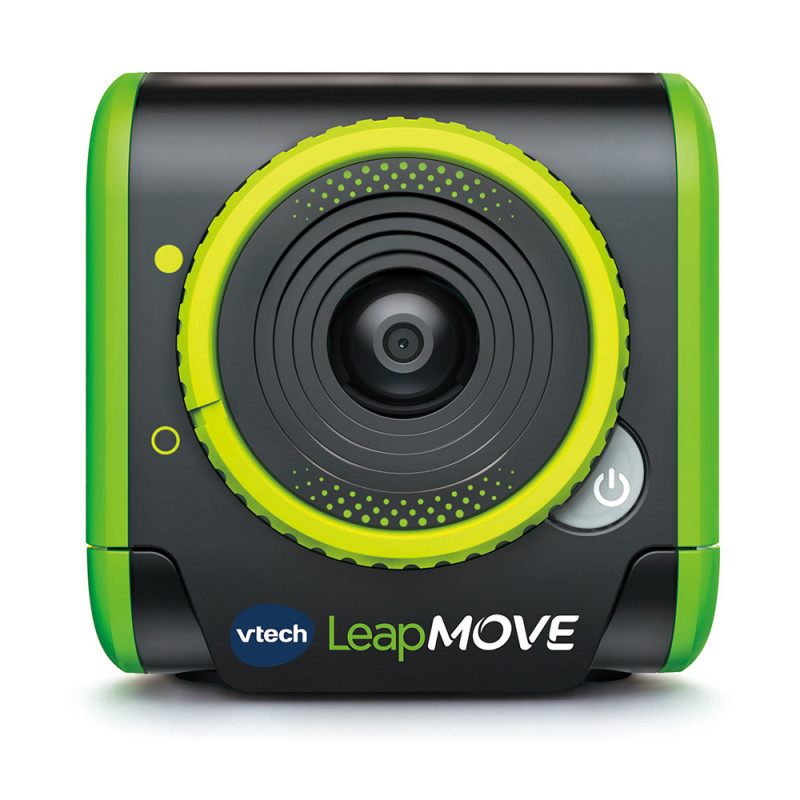 VTech LeapMOVE fitness tracker per bambini con giochi e sfide, LCD a colori, resistente agli schizzi, ricaricabile, blu/verde 80-618704