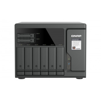 QNAP TVS-H877AX-R5-16G NAS QuTS hero 8 vani, AMD Ryzen V1500B, 16GB RAM, 2x2.5GbE, rack 2U