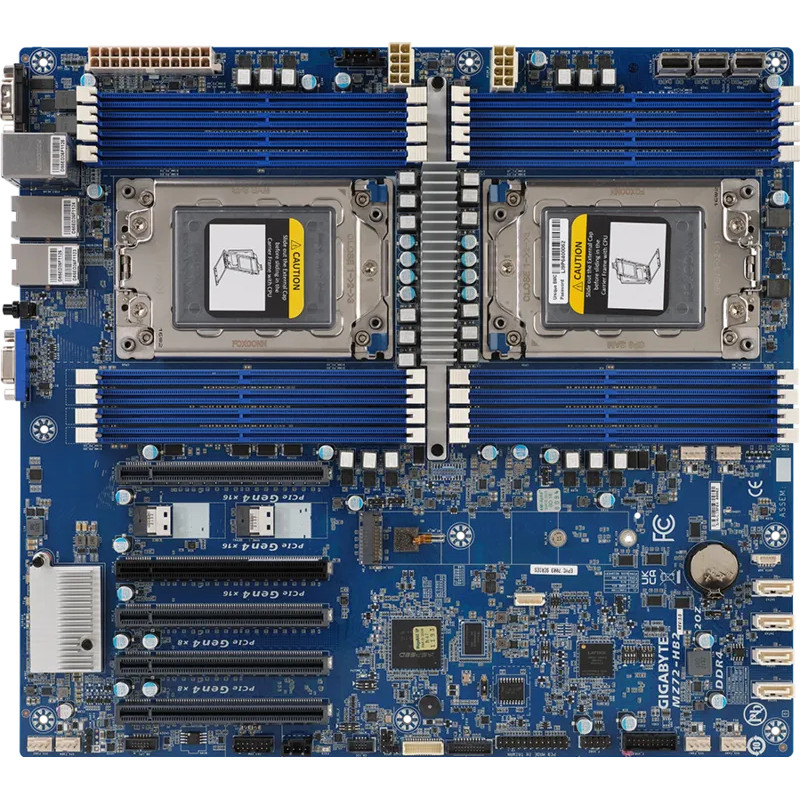 GIGABYTE MZ72-HB2 (Rev. 3) Scheda madre server AMD EPYC E-ATX 9MZ72HB2NR-00-3