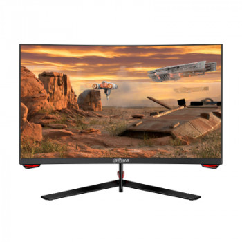 Dahua DHI-LM27-E230C-A5-V2 monitor gaming curvo VA 27 inch Full HD, 165Hz, 1ms MPRT, FreeSync, DisplayPort, 2x HDMI, VESA 75x75, nero