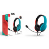 PDP Gaming LVL40 headset stereo da gaming con filo per Nintendo Switch, blu/rosso