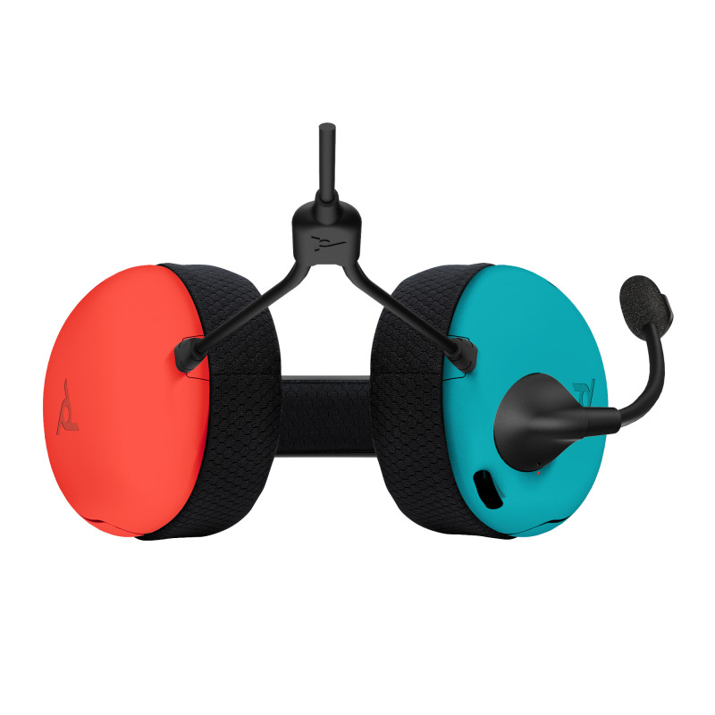 PDP Gaming LVL40 headset stereo da gaming con filo per Nintendo Switch, blu/rosso