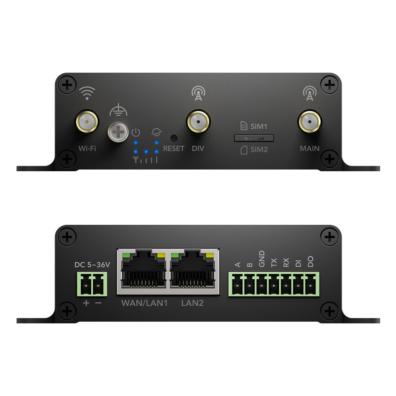 Cudy IR02 router industriale 4G LTE Cat 4, Dual SIM, 2x Ethernet, montaggio su guida DIN, EU IR02_EU