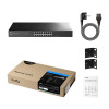 Cudy GS1016ES2 switch Gigabit Ethernet 16 porte con 2 uplink SFP