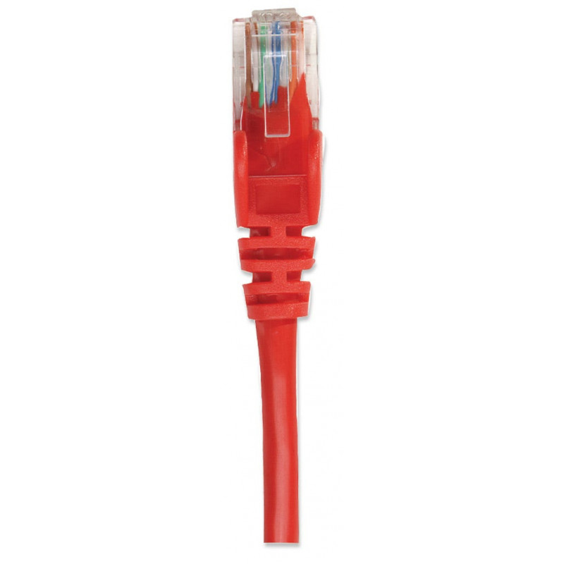 Intellinet cavo patch Cat6 UTP, 2x RJ45, stampato, 7,5 m, rosso (342193)
