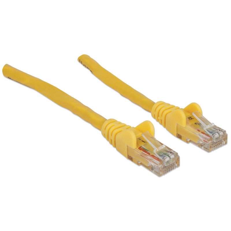 Intellinet cavo patch Cat6 UTP, 2 x RJ-45, stampato, 7,5 m, giallo (342391)
