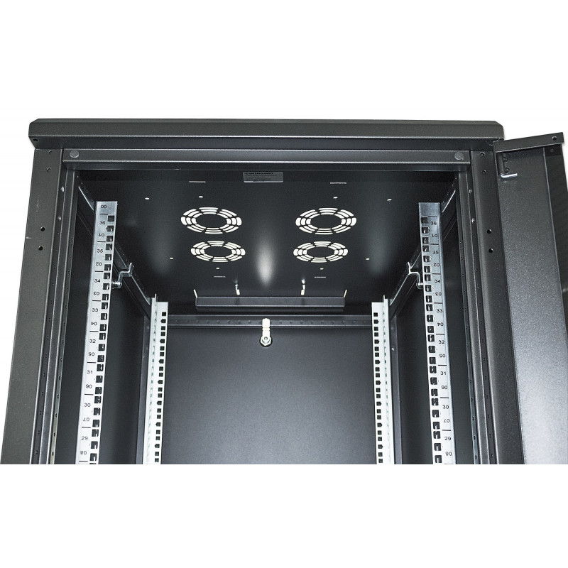 Intellinet Armadio a parete 22U 19 pollici nero RAL 9005, 600x600x1080 mm 713603