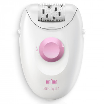 Braun Silk-épil 1 SE1-000 Epilatore (bianco/rosa) 7500435224949