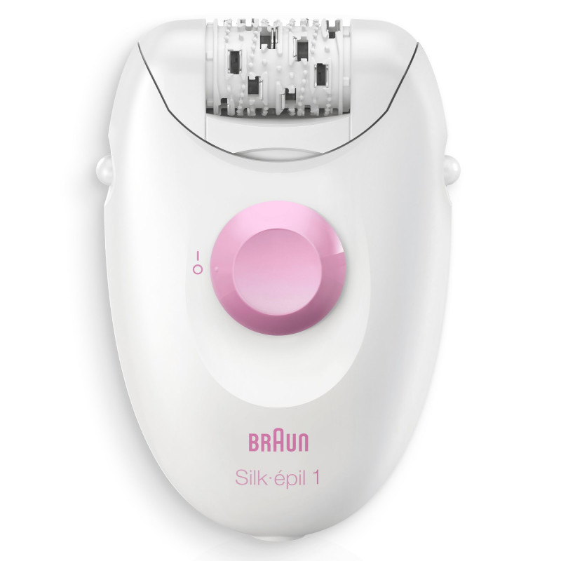 Braun Silk-épil 1 SE1-000 Epilatore (bianco/rosa) 7500435224949
