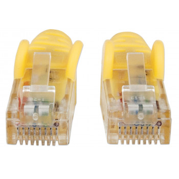 Intellinet Cavo patch Cat6 UTP, 2 x RJ45, guaina antitorsione stampata, 15,0 m, giallo (342407)