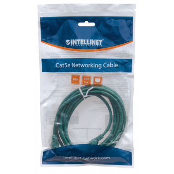 Intellinet Cavo patch Cat6 UTP, RJ45, colato, 7,5 m, verde 342520