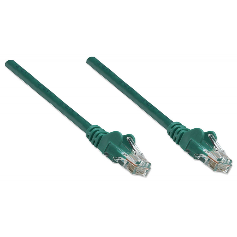 Intellinet Cavo patch Cat6 UTP, RJ45, colato, 7,5 m, verde 342520