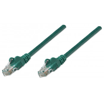 Intellinet cavo patch Cat6 UTP, 2 x RJ-45, stampato, 15,0 m, verde (342537)