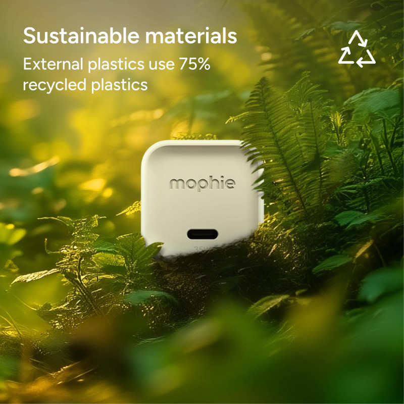 mophie adattatore da parete USB-C 35W GaN bianco (409917045)