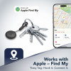 Cellularline TRACY TAG Tracker Bluetooth per Apple Find My, nero 60994