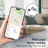 Cellularline TRACY TAG Tracker Bluetooth per Apple Find My, nero 60994