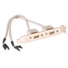 ACT SB2400 ciabatta con 8 prese e 2 porte di ricarica USB-A, cavo 1,5 m, nero