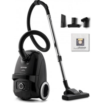 Gorenje VCE21G4EBK aspirapolvere senza sacchetto, 700 W, 2,2 L, filtro HEPA, nero