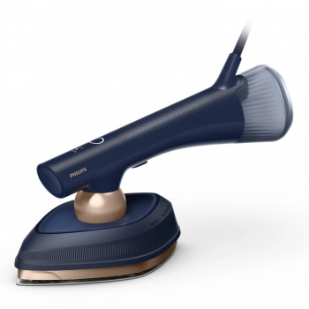 Philips OneTurn 2-in-1 ferro da stiro a vapore GC215/20 Navy Blue
