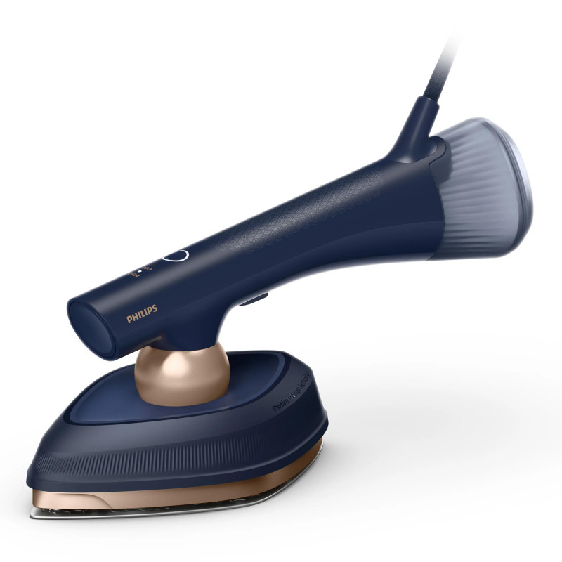 Philips OneTurn 2-in-1 ferro da stiro a vapore GC215/20 Navy Blue
