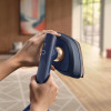 Philips OneTurn 2-in-1 ferro da stiro a vapore GC215/20 Navy Blue
