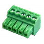 Connettore maschio a vite Phoenix VIVOLINK a 5 poli, passo 5,08 mm, verde