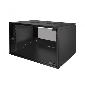 LogiLink case da parete 19 pollici ECO 6U nero (W06C55B)