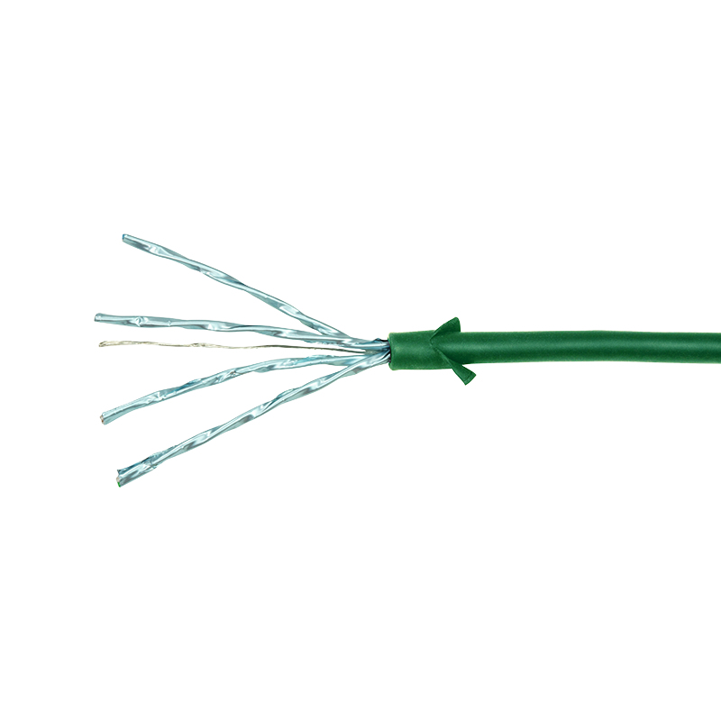 LogiLink SlimLine Cavo patch Cat 6a STP RJ-45 5m verde RAL 6029 CQ9075S
