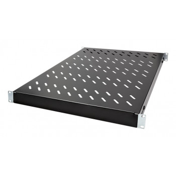 LogiLink Ripiano per rack 19 pollici 1U profondità regolabile 570 mm perforato nero per armadi profondi 800 mm SF0800B
