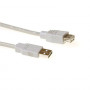 ACT SB2199 cavo prolunga USB 2.0 1m avorio USB-A maschio a USB-A femmina