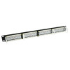 ACT patch panel 24 porte CAT6 UTP angolato 45°, 1U, nero (PP1013)