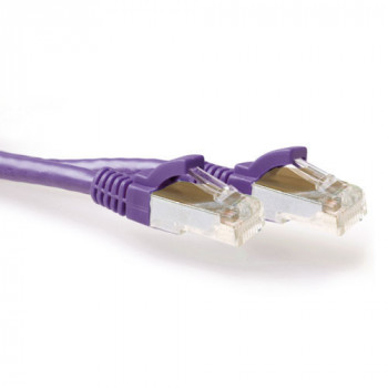 ACT cavo patch Cat6a S/FTP LSZH snagless viola 10 m FB8710