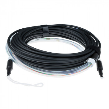 ACT RL4501 cavo in fibra ottica Singlemode 9/125 OS2 per interni/esterni, 12 fibre, connettori LC, 10 m