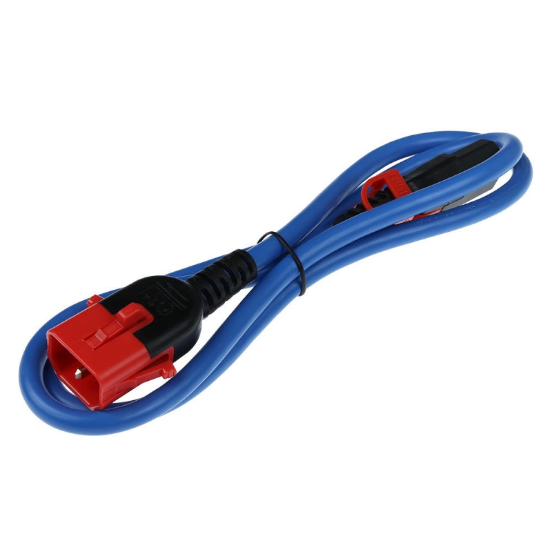 ACT cavo di alimentazione C13 - C14 Dual IEC LOCK blu 3 m (AK5520)