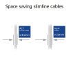 ACT cavo patch slimline LSZH S/FTP CAT6A grigio 10 m snagless con connettori RJ45 (DB7010)