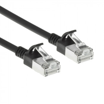 ACT cavo patch slimline LSZH S/FTP CAT7 1,5 m, snagless, nero (DF7951)