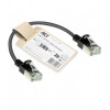 ACT cavo patch slimline LSZH S/FTP CAT7 nero 0,25 m snagless con connettori RJ45 (DF7952)