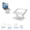ACT Supporto per laptop girevole a 360°, altezza regolabile in continuo, ACT Essentials (AC8136)
