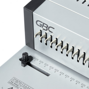 GBC CombBind CB25Pro rilegatrice a pettine in plastica, A4, capacità fustellatura 25 fogli, capacità rilegatura 500 fogli, tutto metallo 4410037